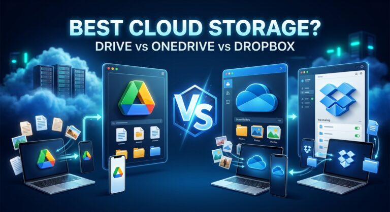 Best Cloud Storage Services Compared: Google Drive vs OneDrive vs Dropbox