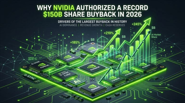 Why Nvidia Authorized a Record $150B Share Buyback in 2026 Why Nvidia Authorized a Record $150B Share Buyback in 2026