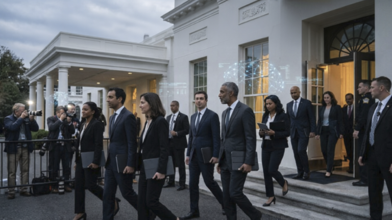 What Happened at the White House When Top AI CEOs Met to Discuss Safety What Happened at the White House When Top AI CEOs Met to Discuss Safety