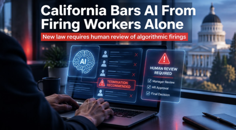 Why California Banned AI-Only Firings With SB 947